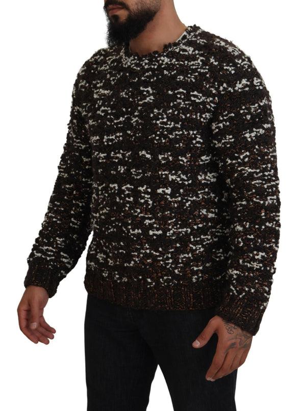 Maglione Pullover elegante in maglia di bronzo