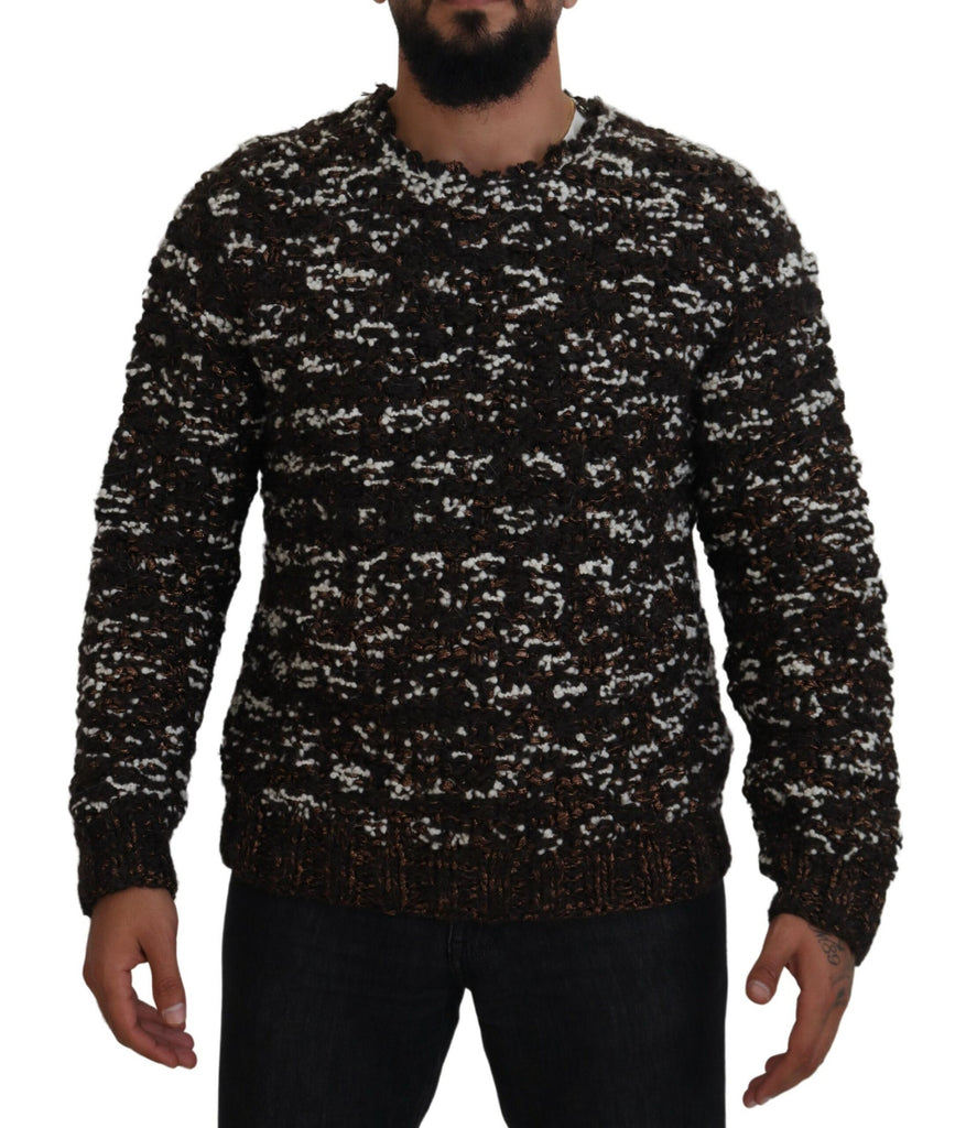 Maglione Pullover elegante in maglia di bronzo