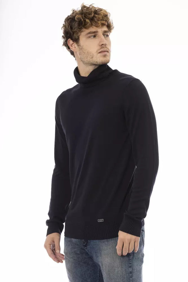 Maglione da uomo in modal blu