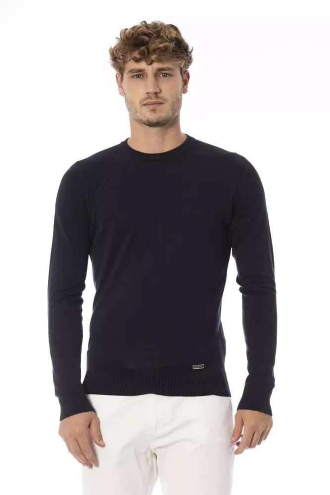 Maglione da uomo in modal blu