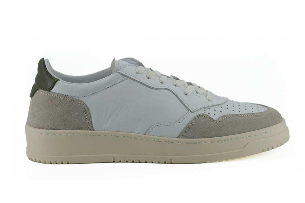 Sneakers eleganti in pelle bianca