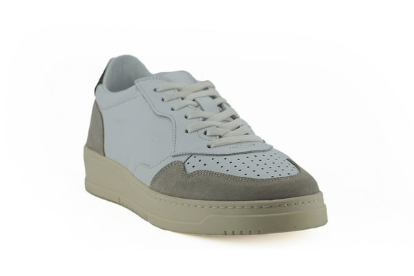 Sneakers eleganti in pelle bianca