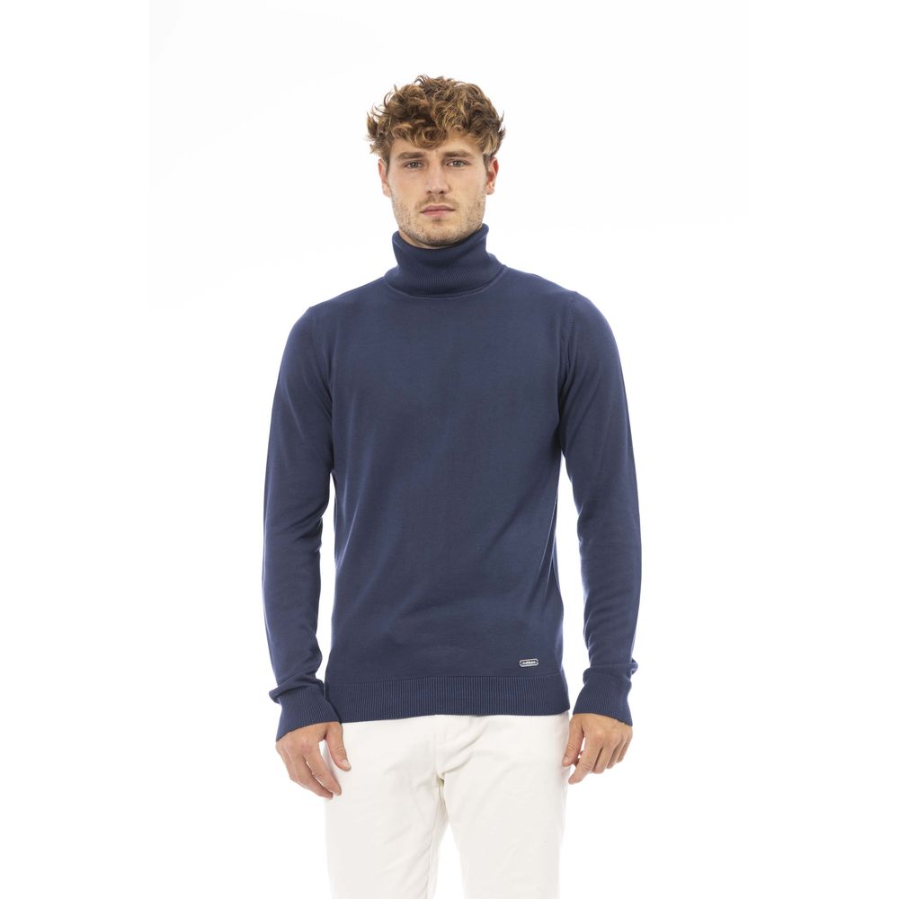 Maglione da uomo in modal blu