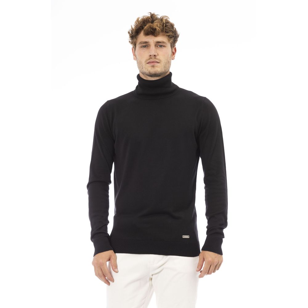 Maglione da uomo in modal nero