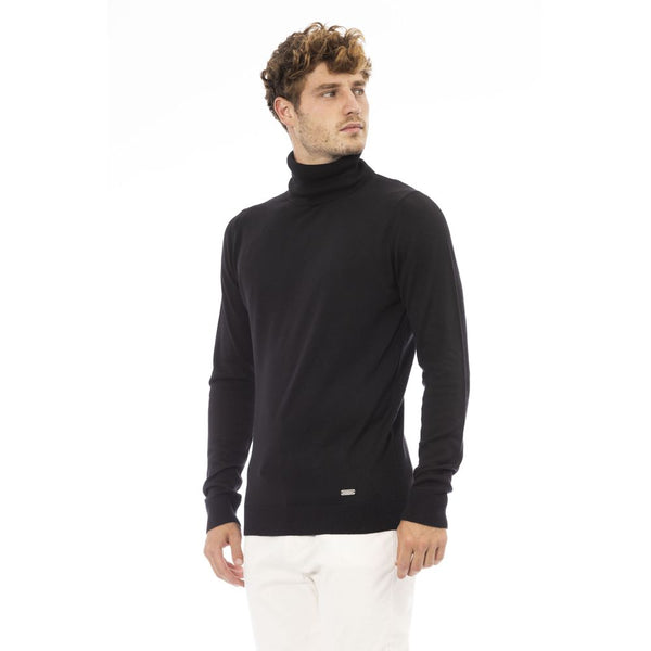 Maglione da uomo in modal nero