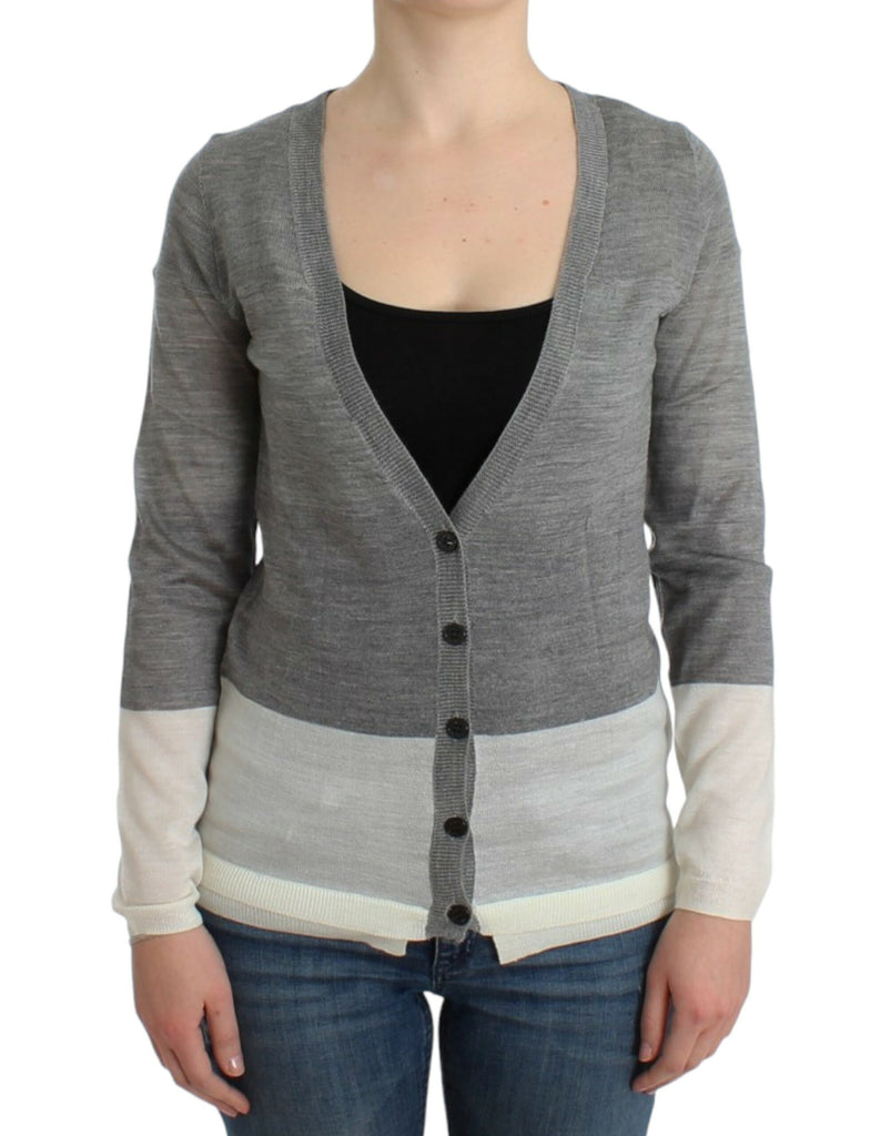 Cardigan leggero grigio chic