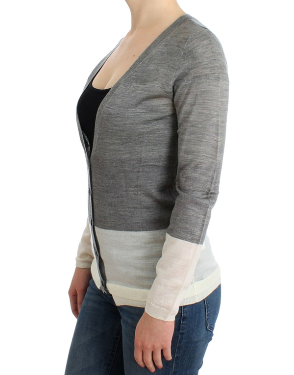 Cardigan leggero grigio chic