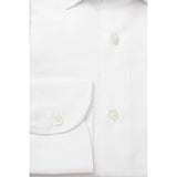 Bagutta White Cotton Men's Shirt