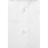 Bagutta White Cotton Men's Shirt