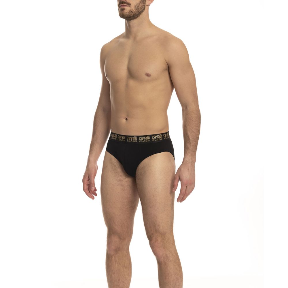 Slip uomo in cotone nero