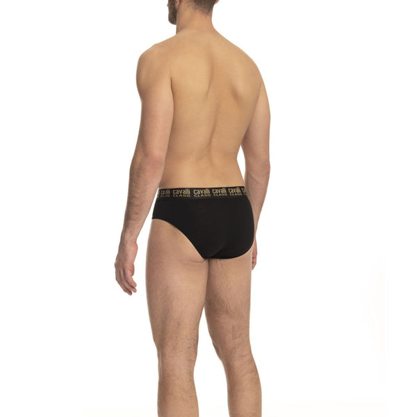 Black Cotton Men's Brief