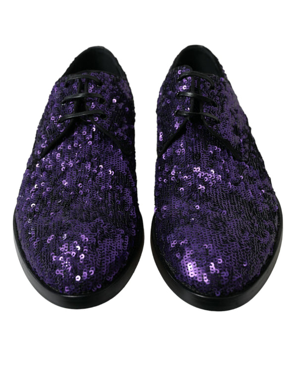 Scarpe Oxford eleganti con paillettes