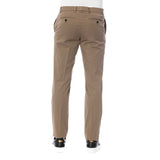 Trussardi Brown Cotton Men Trouser