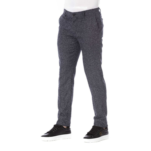 Pantaloni da uomo in cotone nero