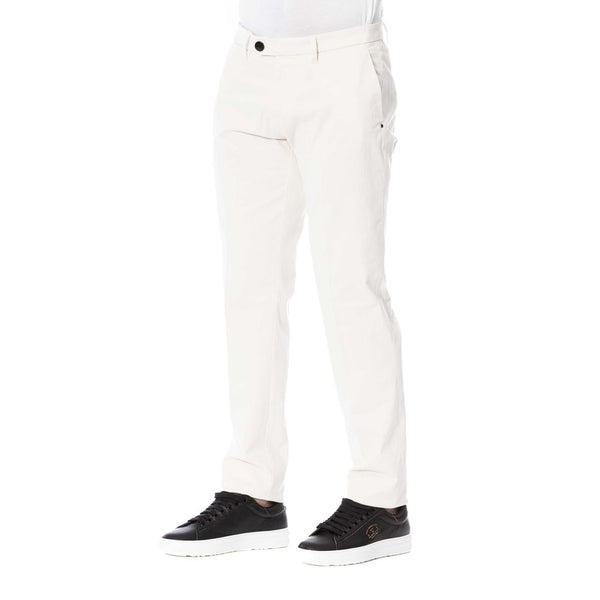 Pantaloni da uomo in cotone bianco