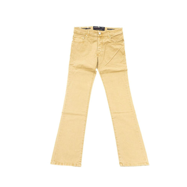 Jean da uomo in cotone beige