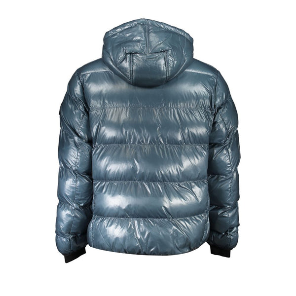 Green Polyamide Men Jacket