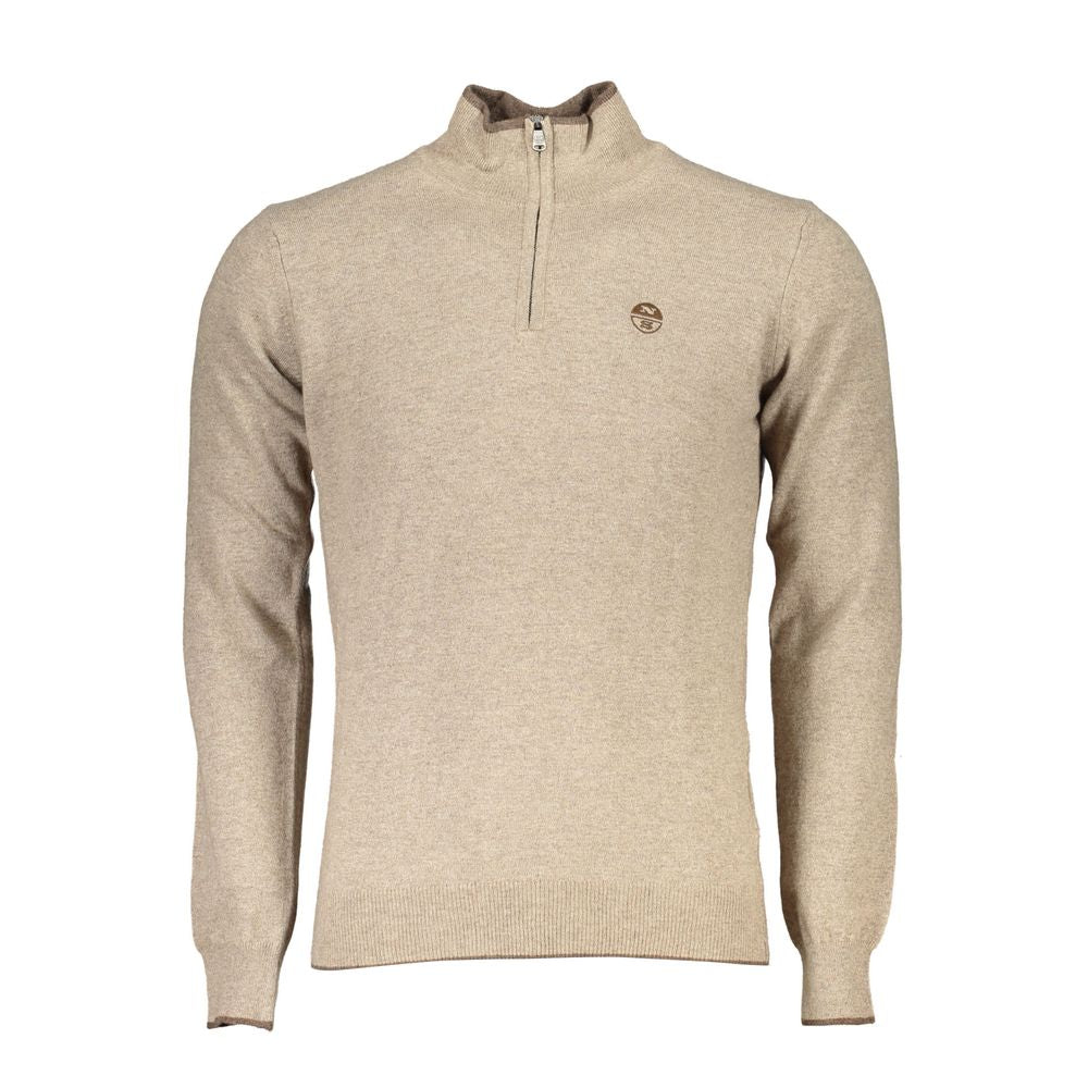 Maglione da uomo in poliammide beige