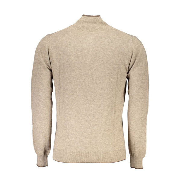 Maglione da uomo in poliammide beige