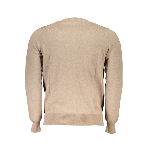 Maglione da uomo in poliammide beige