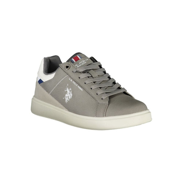 Gray Polyethylene Men Sneaker