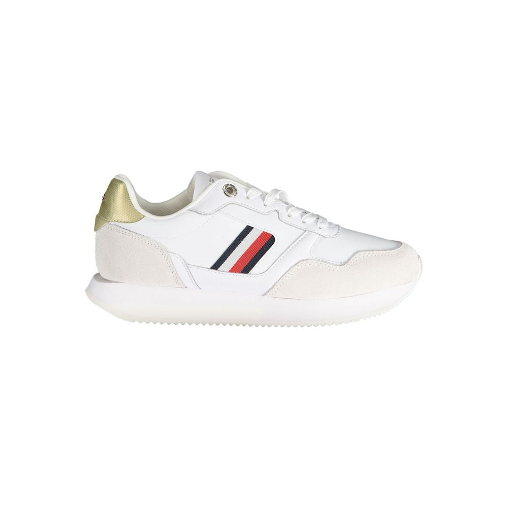 Sneaker donna in pelle bianca