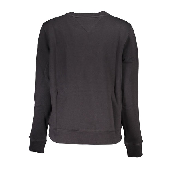 Black Cotton Women Sweater