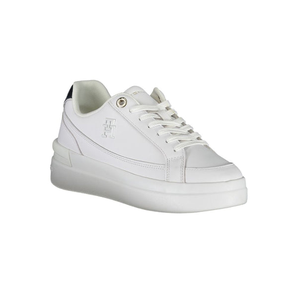 White Leather Women Sneaker