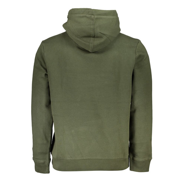 Green Cotton Men Sweater