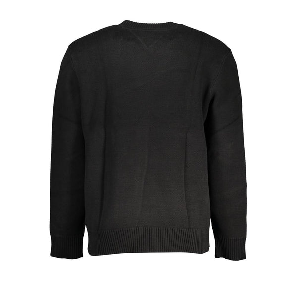 Maglione da uomo in cotone nero