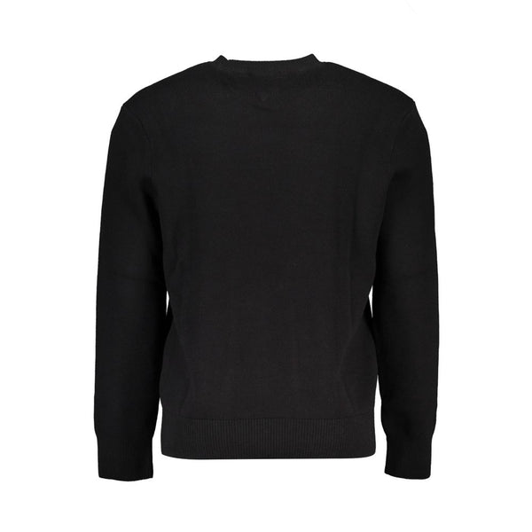 Maglione da uomo in cotone nero