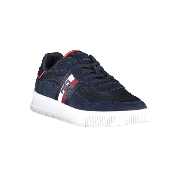 Sneaker uomo in poliestere blu