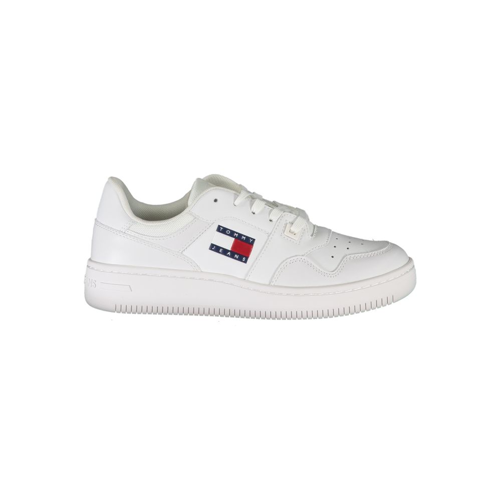 White Leather Women Sneaker