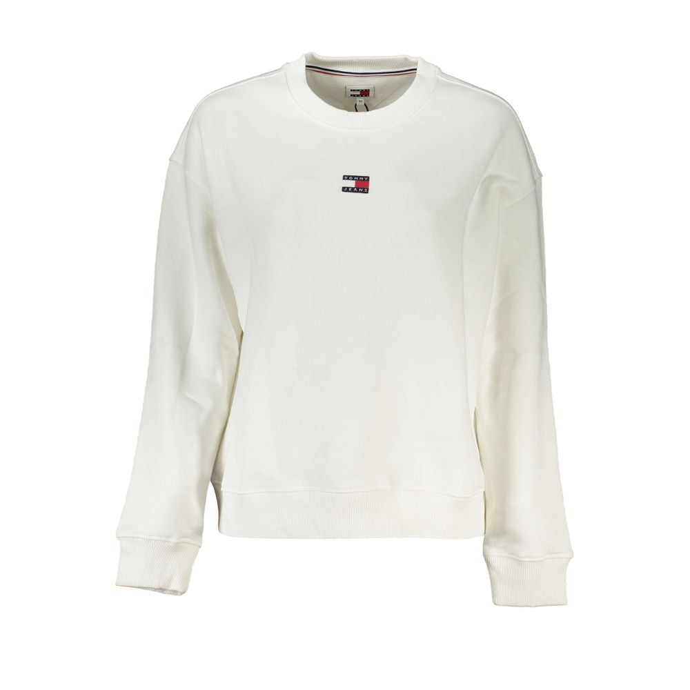 Maglione da donna in cotone bianco