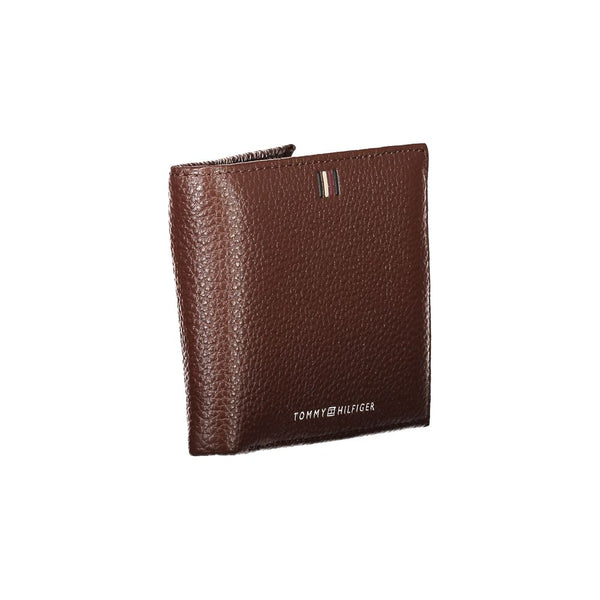 Elegant Brown Leather Bifold Wallet