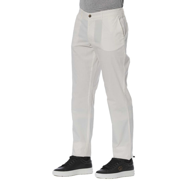 Pantaloni da uomo in cotone bianco