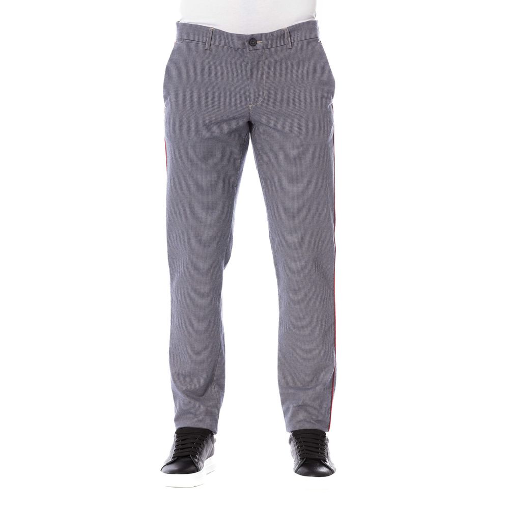 Pantaloni da uomo in cotone blu