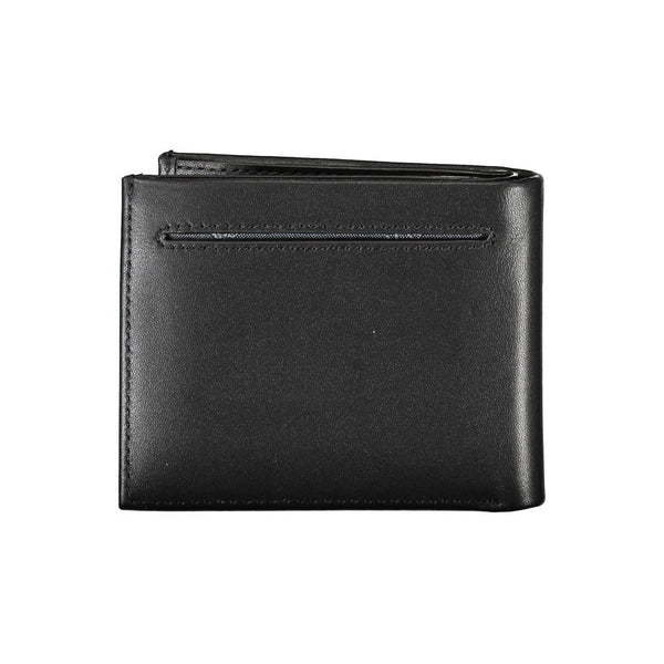 Sleek Leather Bi-Fold Wallet with RFID Block