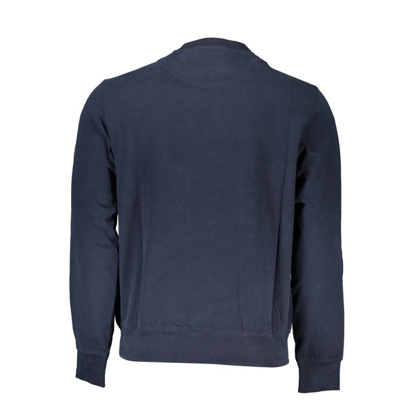 Maglione girocollo blu elegante