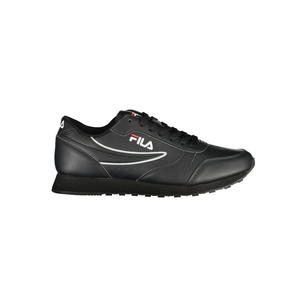 Sneakers sportive nere eleganti con lacci