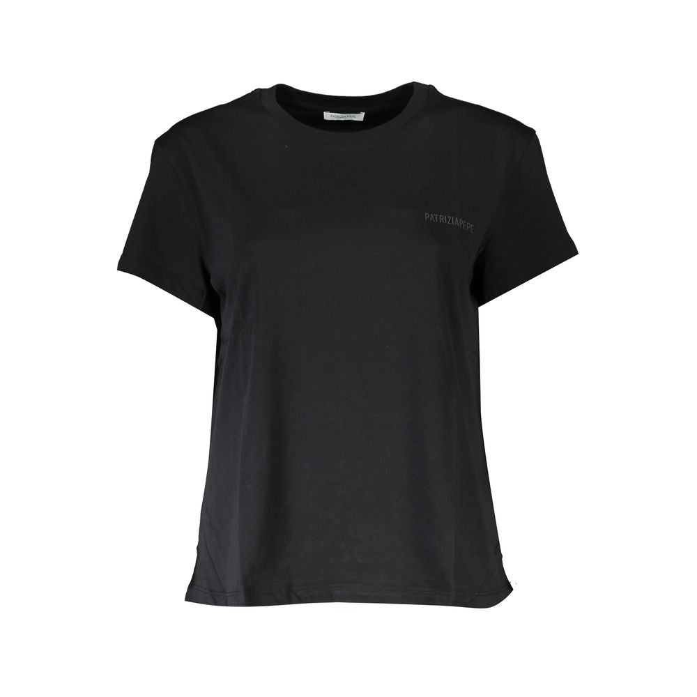 T-shirt chic a girocollo in cotone biologico