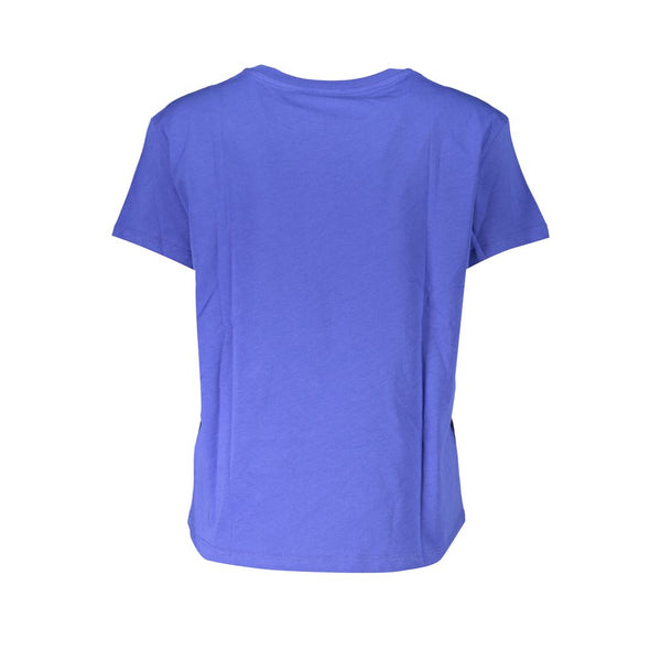 T-shirt chic con logo a girocollo in cotone biologico