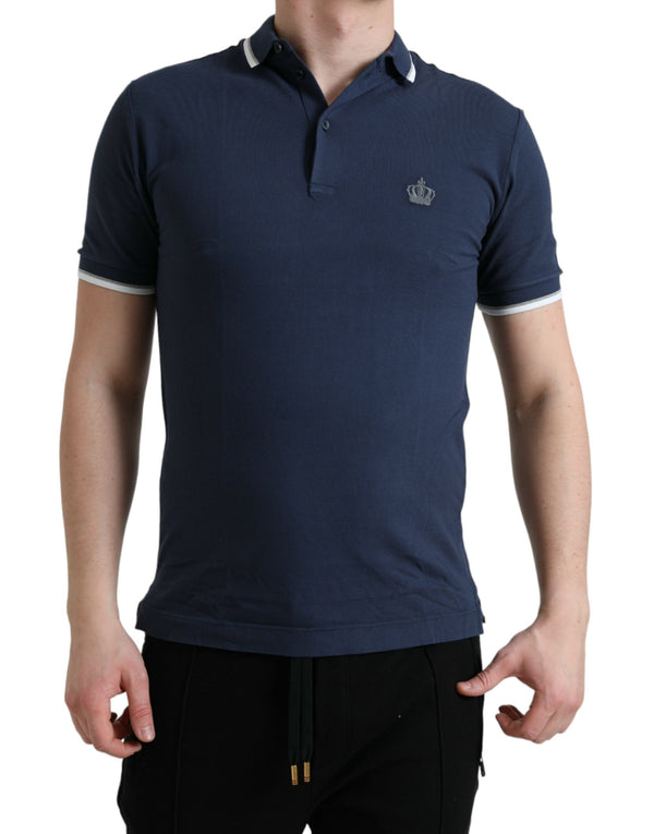 Maglietta Polo con ricamo Elegant Crown