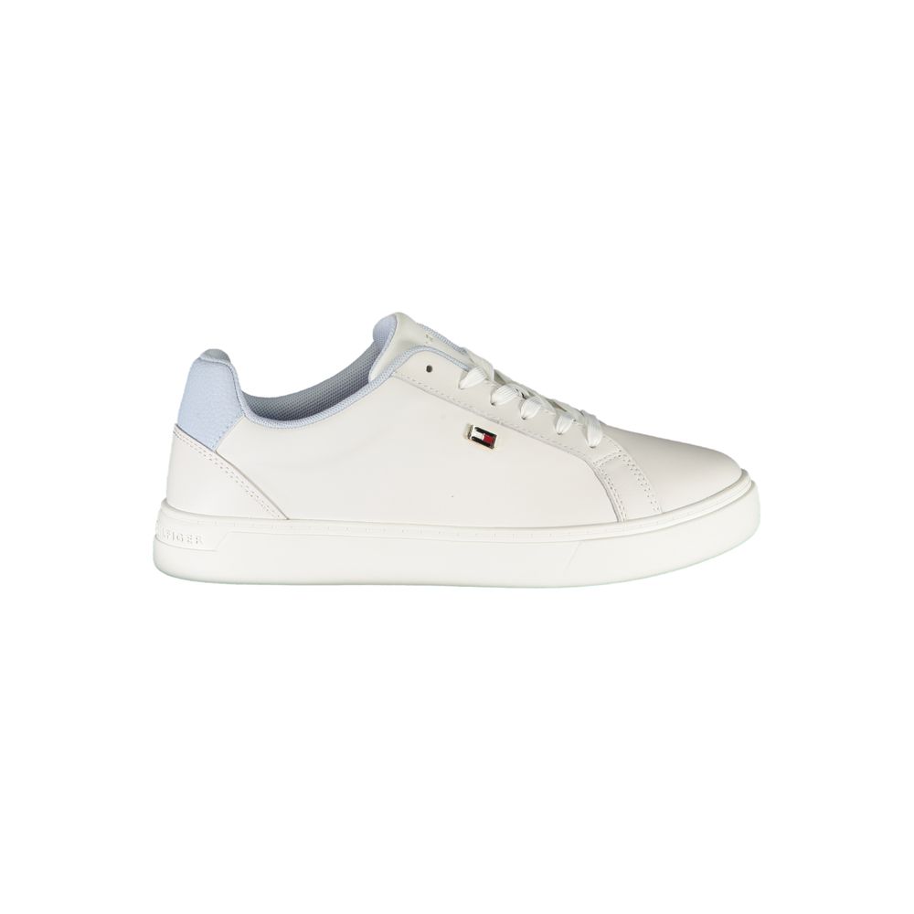 Sneaker in poliestere bianco