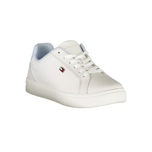 Sneaker in poliestere bianco