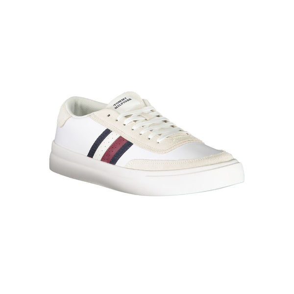 Sneaker in poliestere bianco