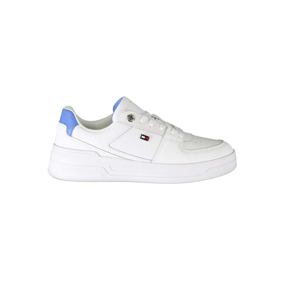 Sneaker in poliestere bianco