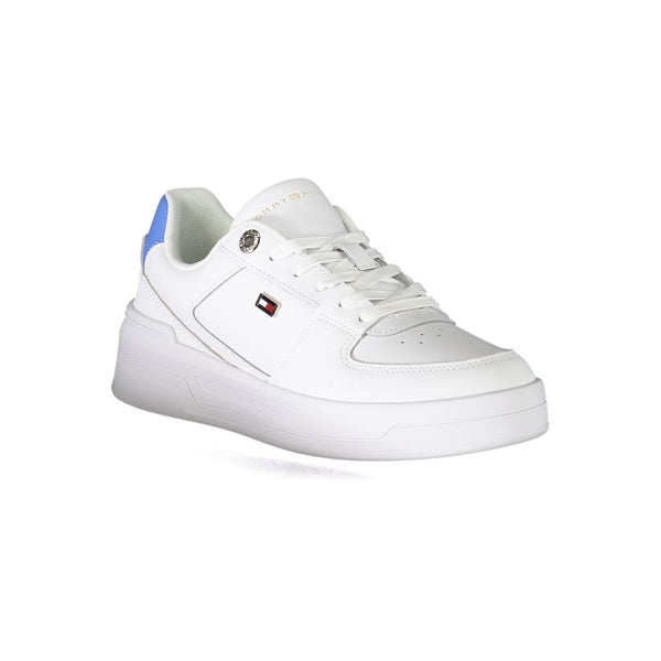 Sneaker in poliestere bianco