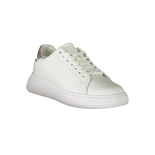 Sneaker in poliestere bianco