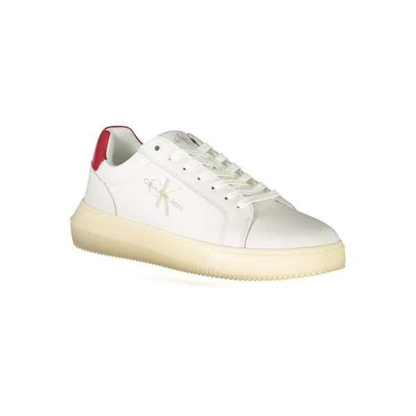 Sneaker in poliestere bianco